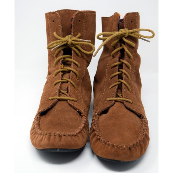 American Rag Shoes - American Rag Moccasins Lace Up Boots Size 9.5